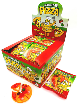 Мармелад «CRAZY GUMMY. BIG Pizza» 16гр*36шт*12блоков MAR075